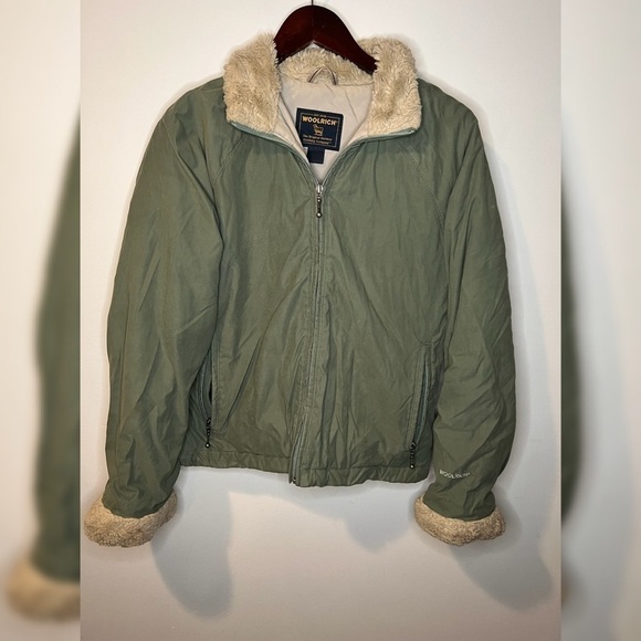 Woolrich womens sherpa collar jacket - Picture 1 of 7